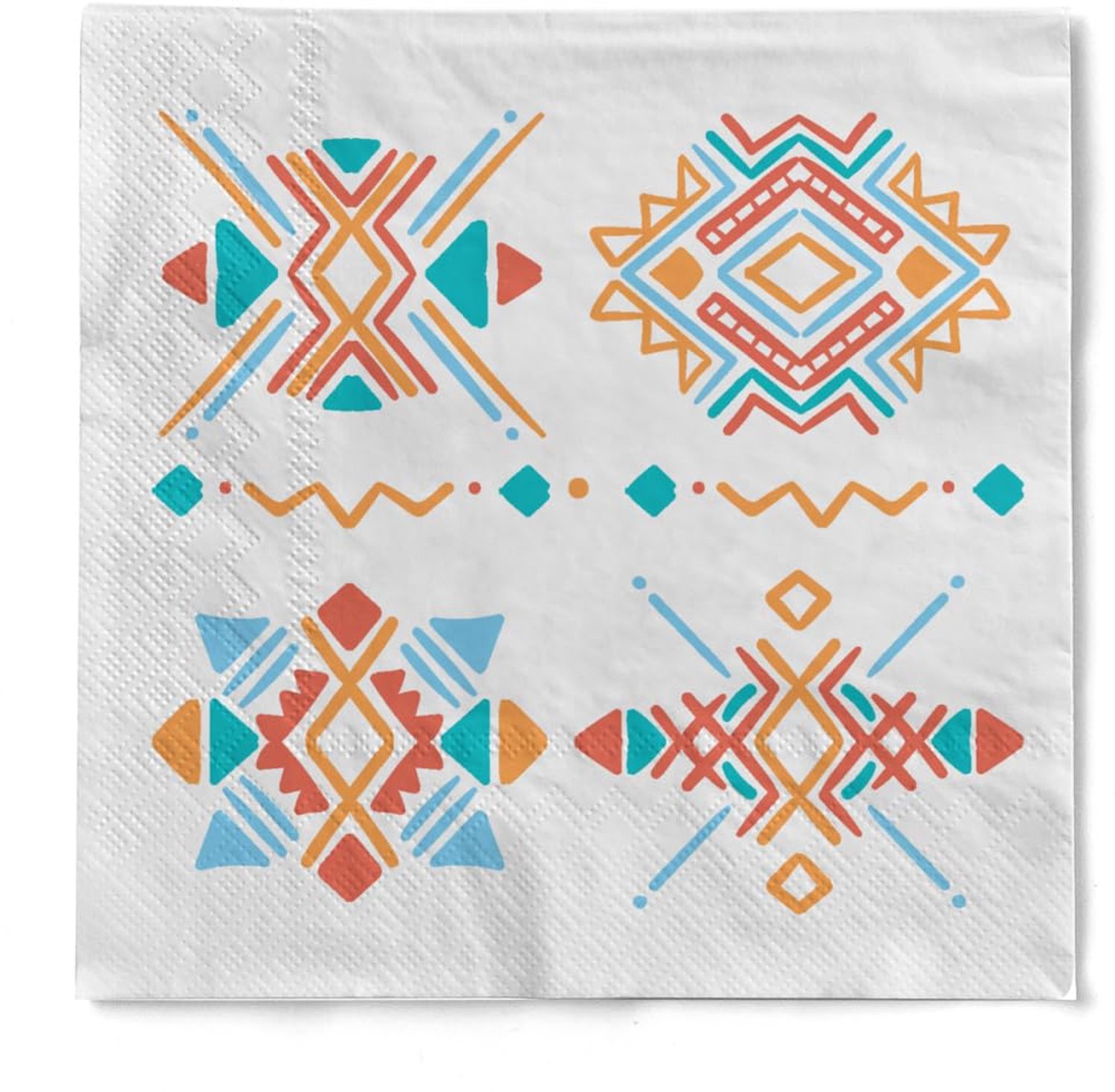 Cocktailservetten "Mexico" - 20 Stuks, 3-laags