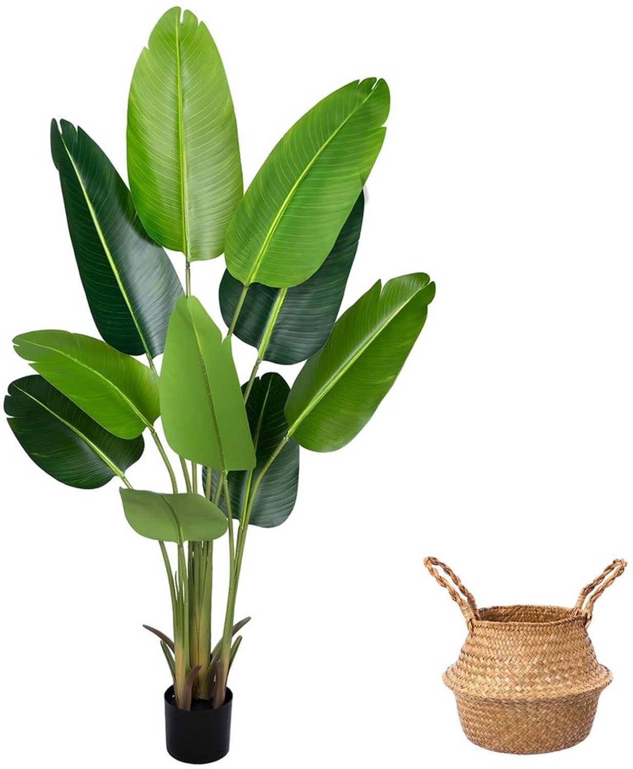 Kunstplant Bird of Paradise 160cm - Tropische Decoratie voor Binnen en Buiten