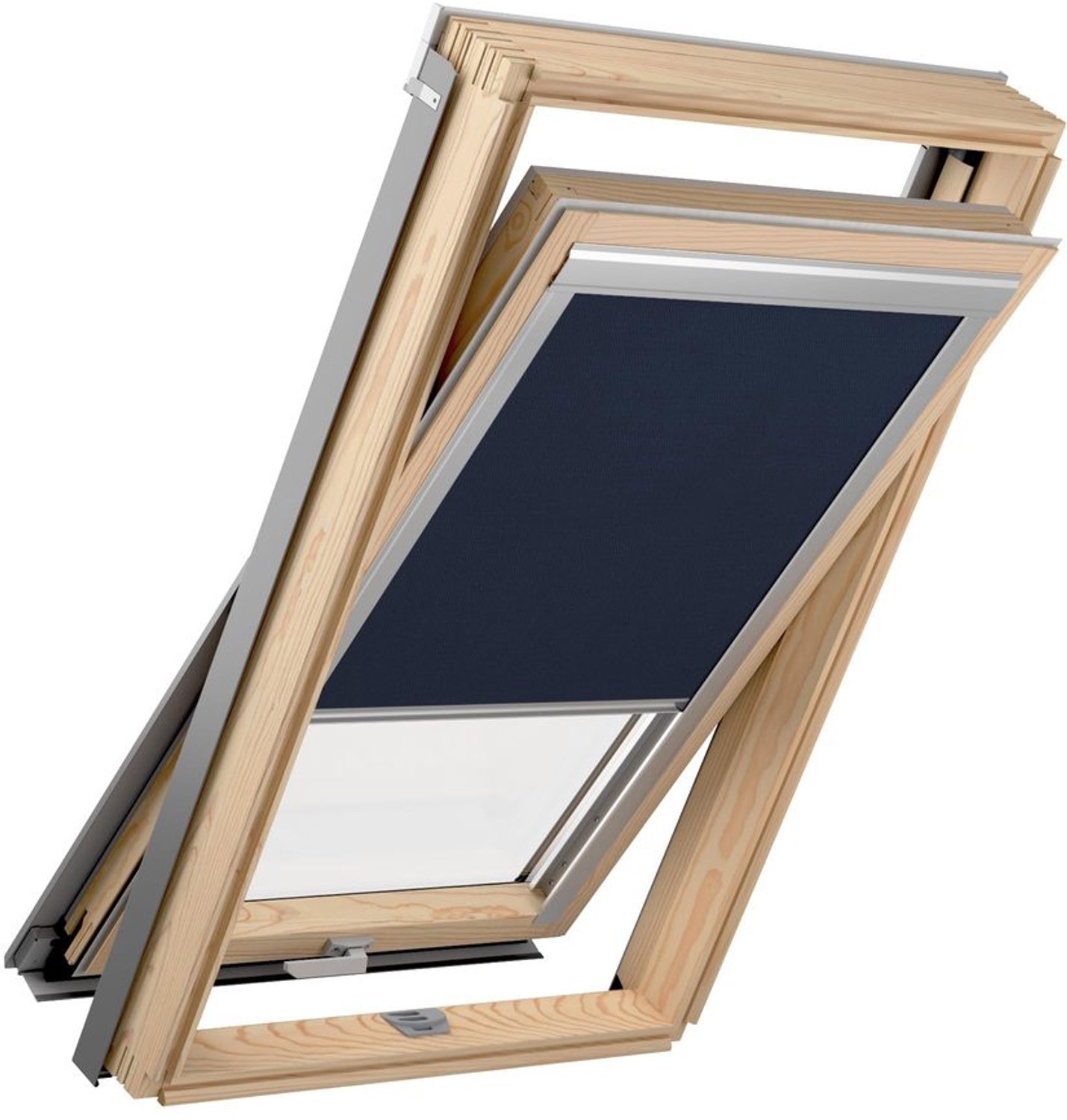 Rolgordijn voor Velux Dakraam - Zwartout Roller Blind 78x98 cm in Donkerblauw