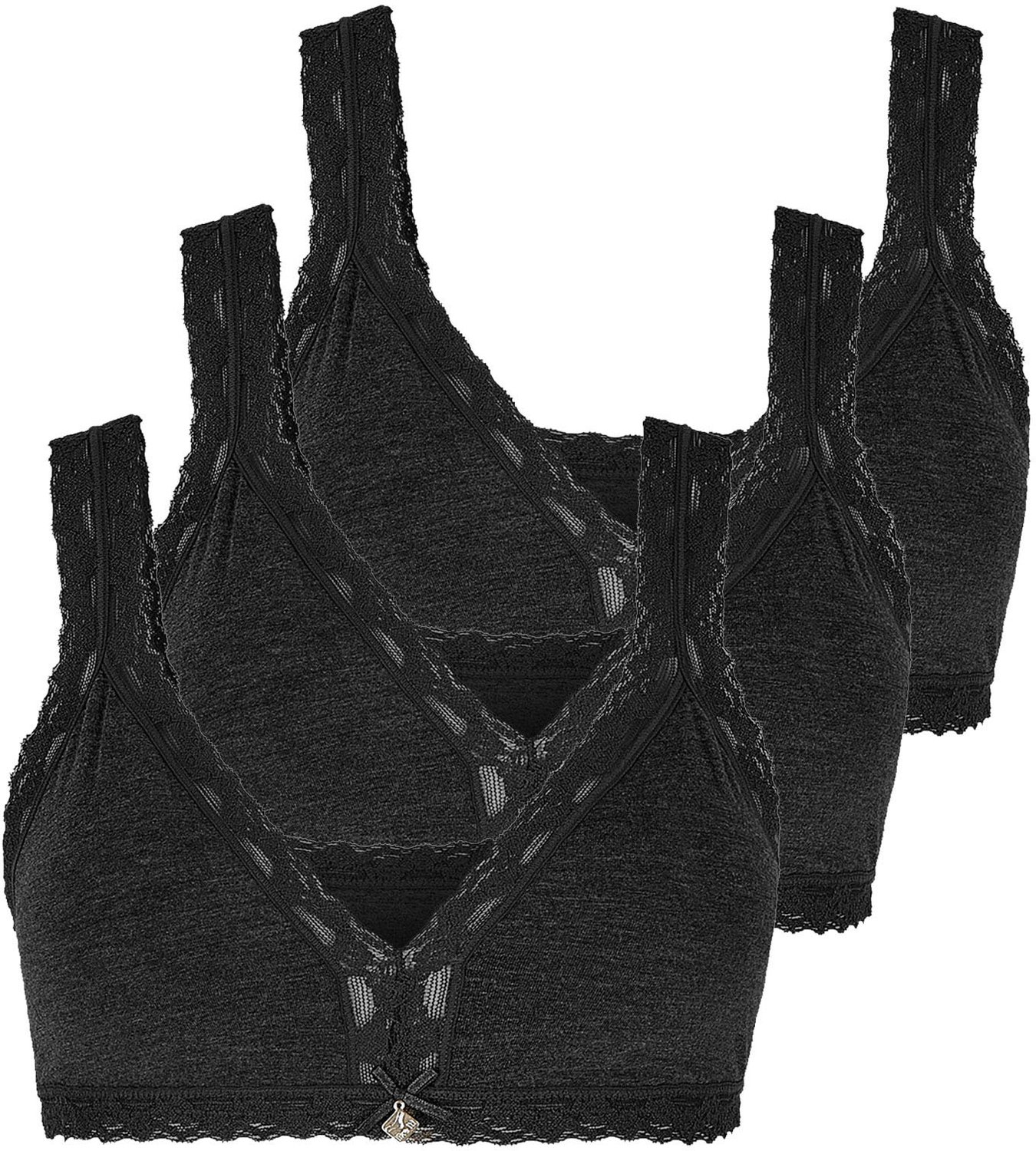 3-pack bustiers met pads Kim