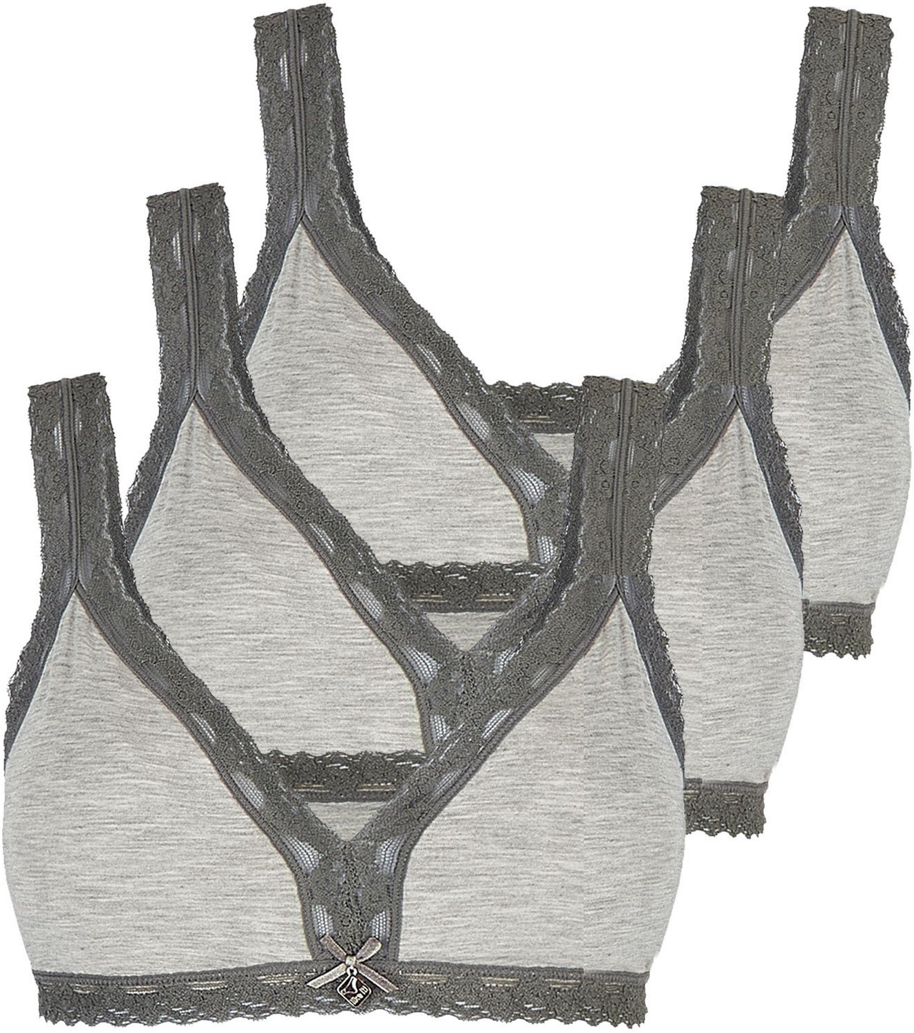 3-pack bustiers met pads Kim