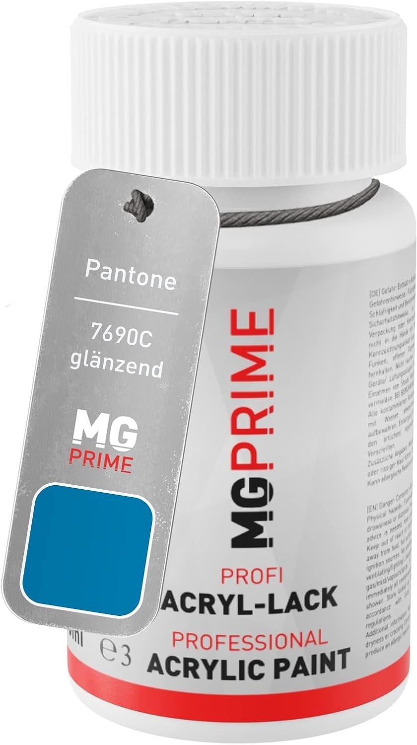 Lakstift 12ml - Pantone 7690C Blauw - Glanzend - Ideaal voor carrosserieverf - m-winkel