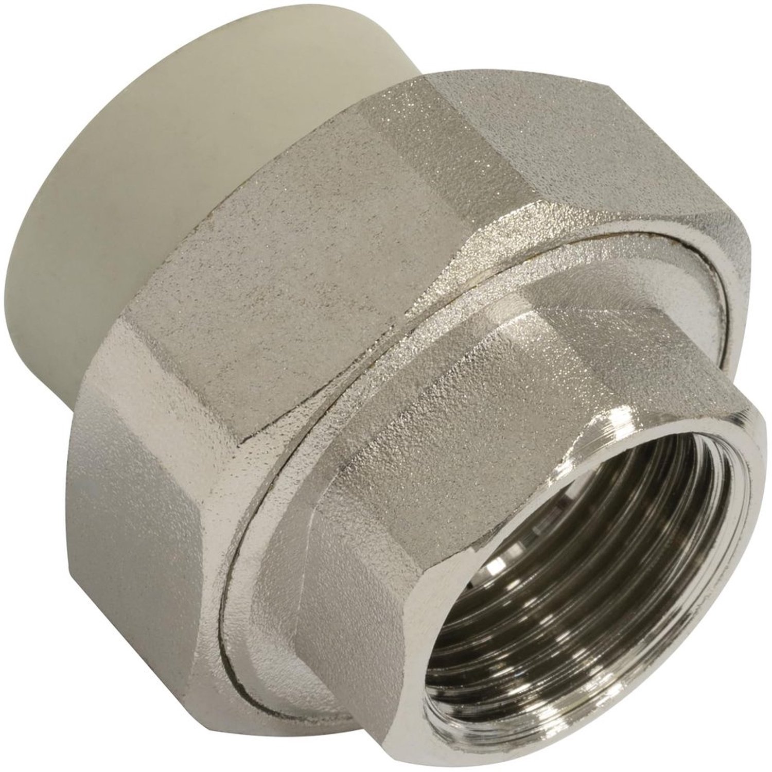Draadfitting Ø25mm - Draadverbinding - Polypropyleen - PN25 - Waterleiding - Sanitaire Installaties - Duurzaam - Pijpverbinder