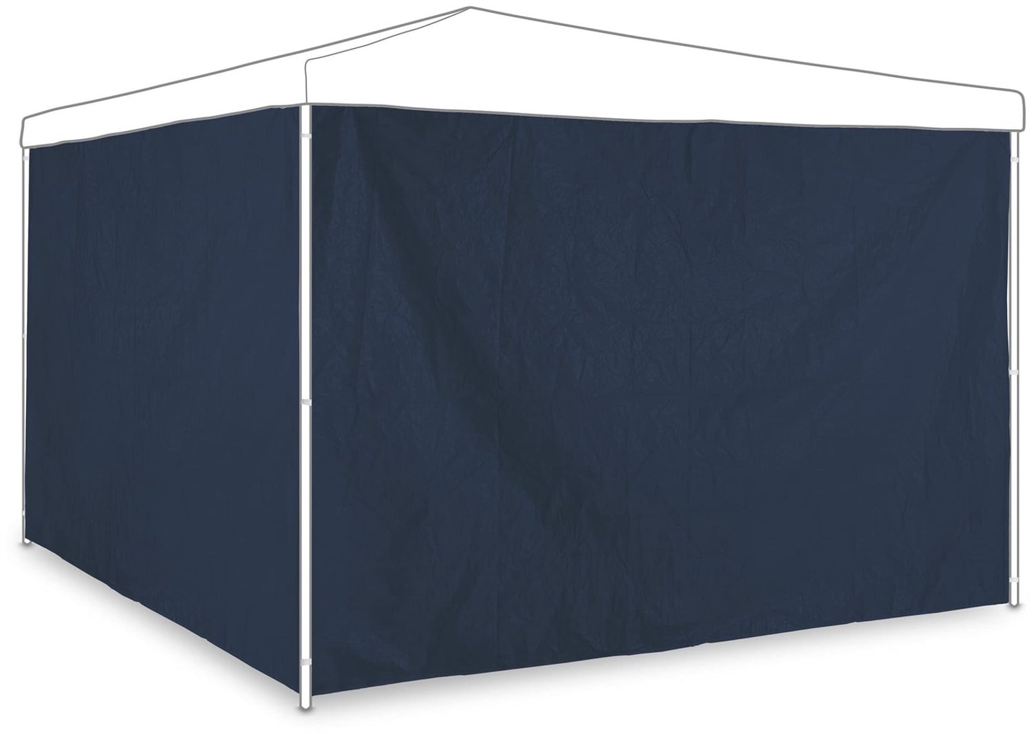 Zijwand partytent - 2 stuks - 2 x 3 m - Donkerblauw