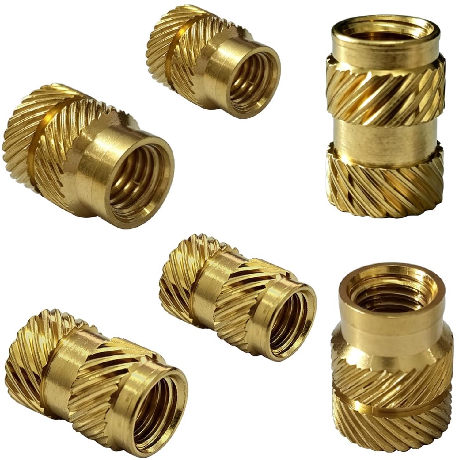20 stuks messing inbusmoeren M3 x6x4 mm