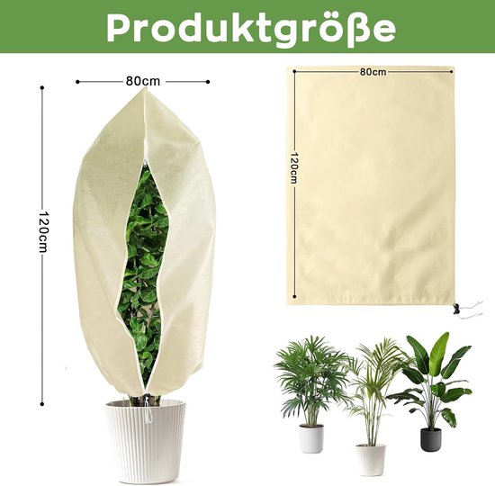 Winterbescherming voor planten, 120x80 cm — afbeelding 2