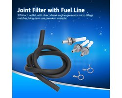Benzinetankfilter met Tankfilter, 16955-ze1-010 Brandstofleiding 3/16 Inch Uitlaat 16955‑ZE1‑000 16955‑ZE1‑010 voor Motor