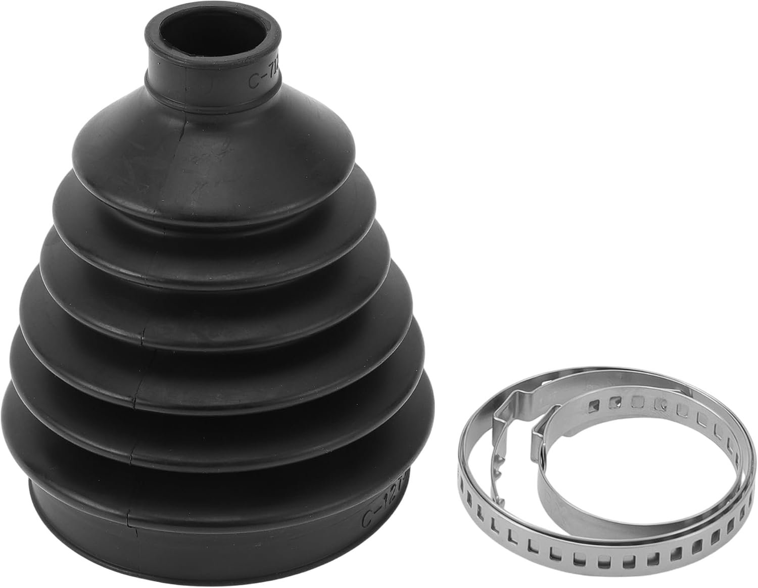 CV Joint Boot Kit - No.1K0498203A - Rubber Zwart - Bescherming voor Audi A3/Q3/TT/TTS - m-winkel