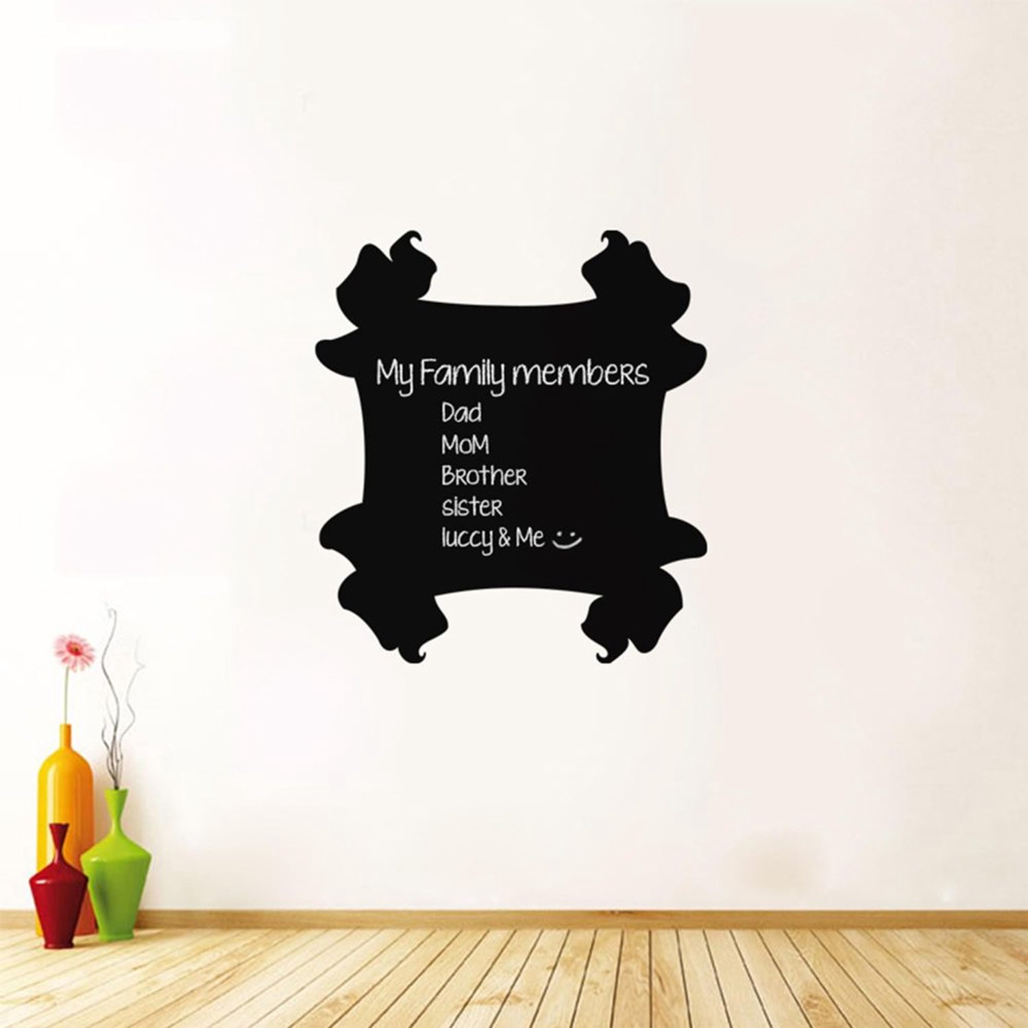 Zelfklevende Slate Sticker Raam H40 x L35 cm