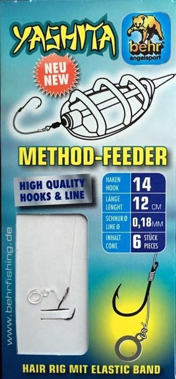 6 Nylon Feeder Leaders met Baitband voor Visaccessoires