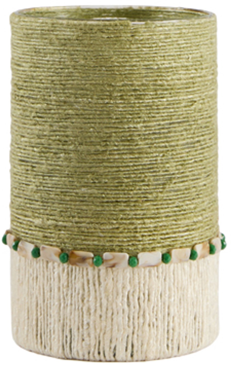 Light & Living Windlicht MELORA - Groen - 15x15x25 cm