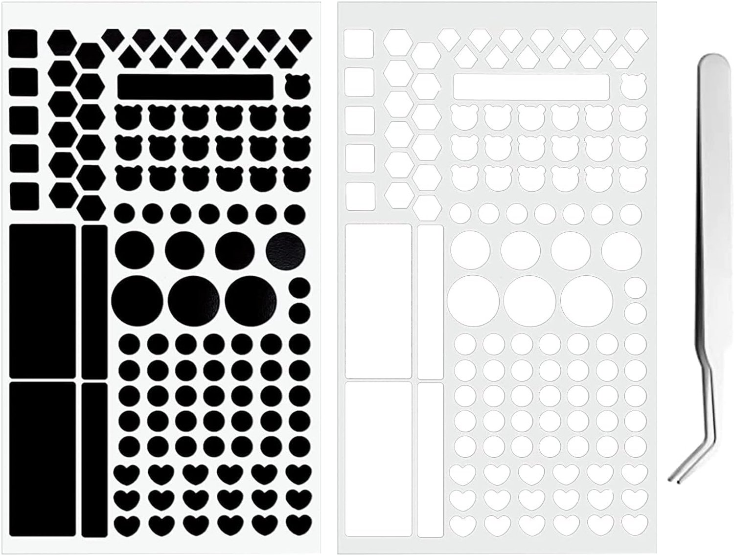 Set van 2 Lichtdichte Stickers voor Elektronica