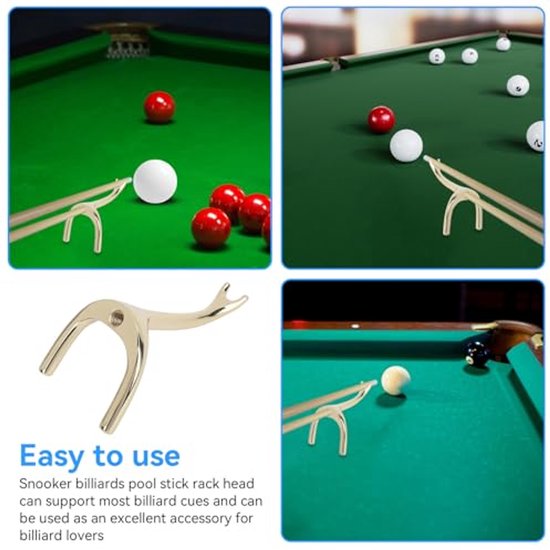 Billiard Bridge Head - Draagbare Pool Cue Rest — afbeelding 2
