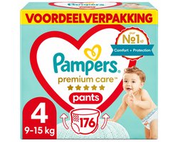 Pampers - Premium Care Luierbroekjes Maat 4 (9-15kg) - 8 x 22 stuks - Voordeelverpakking