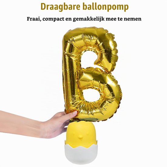 Elektrische opblaaspomp voor huishouden, ballonpomp elektrisch — afbeelding 5
