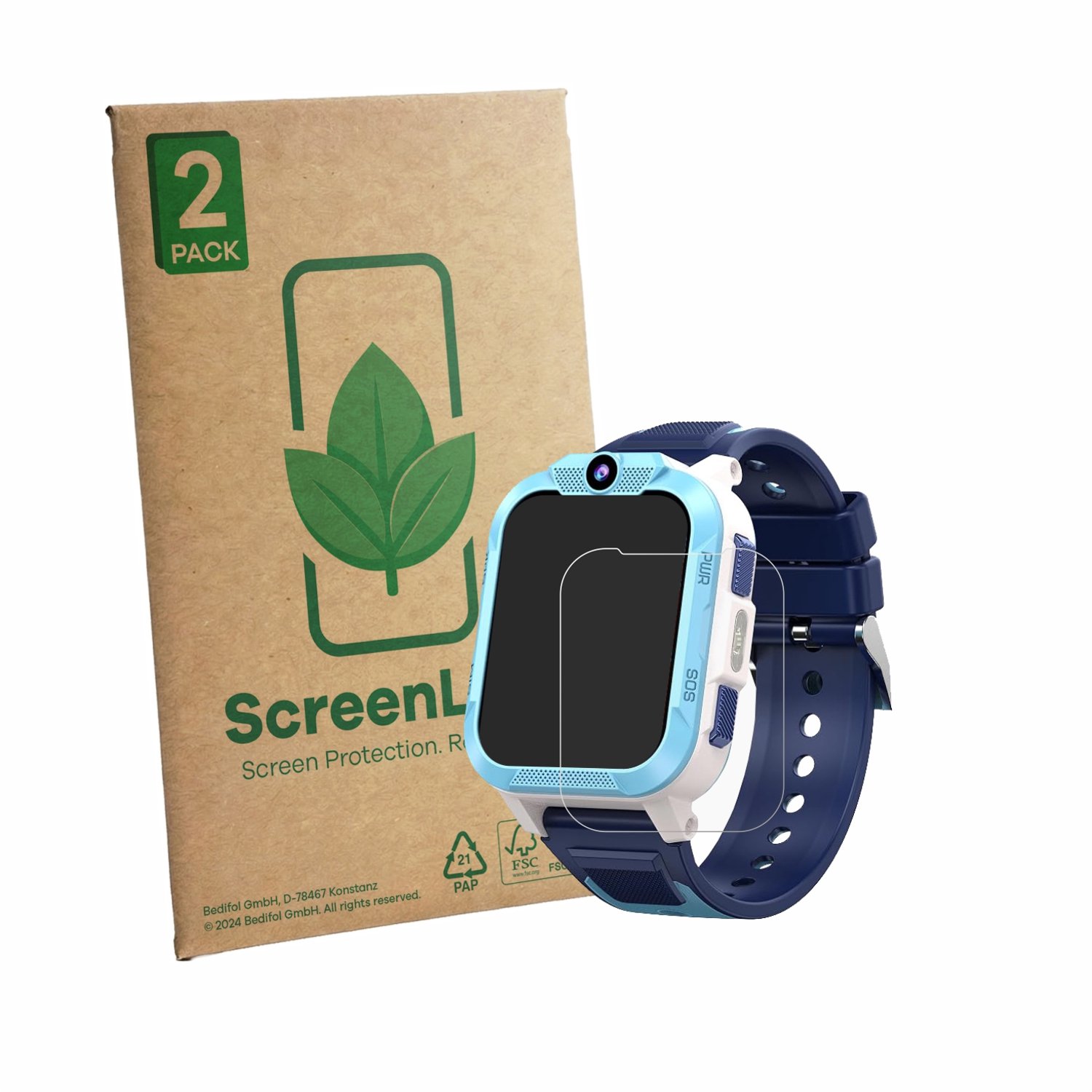 2 Stuks Screenprotector voor Iowodo Z40Pro - Hoogwaardige Beschermfolie transparant
