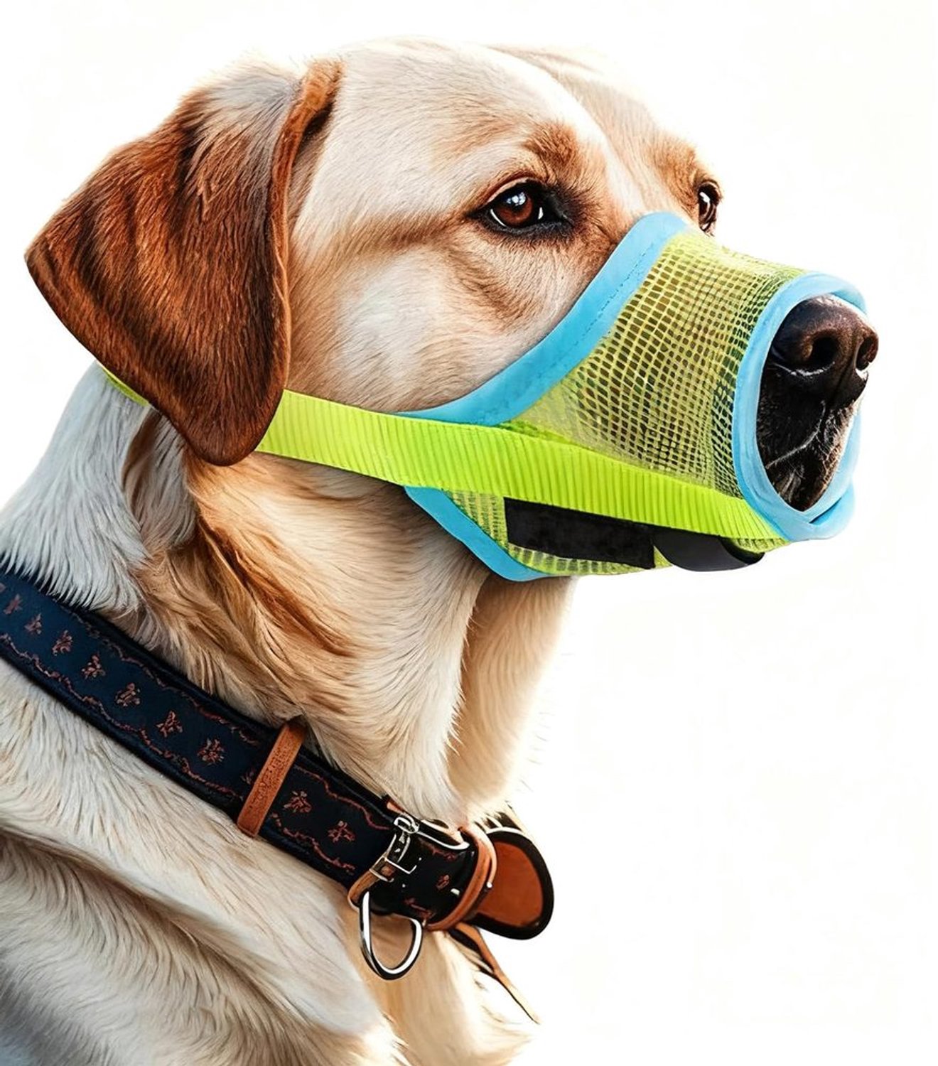 Ademende Nylon Muilkorf voor Honden