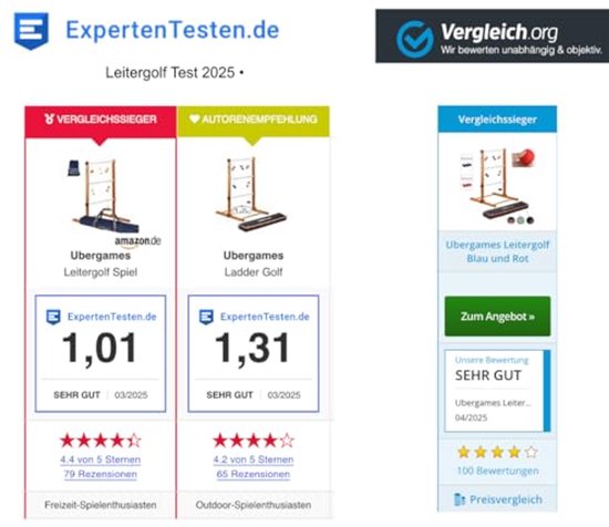 Ladder Golf Set - Houten frame met transporttas — afbeelding 4