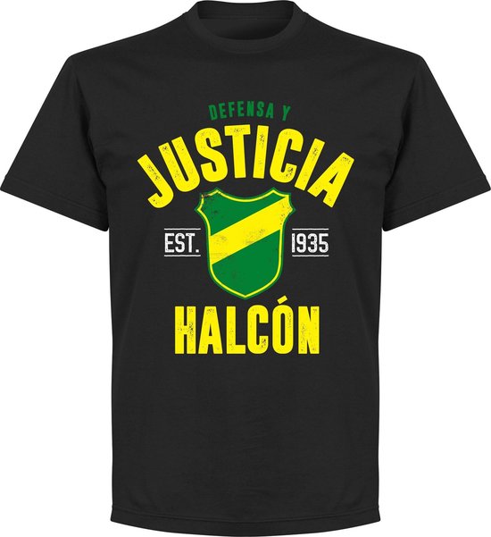 Defensa y Justicia Established T-Shirt - Zwart - 3XL