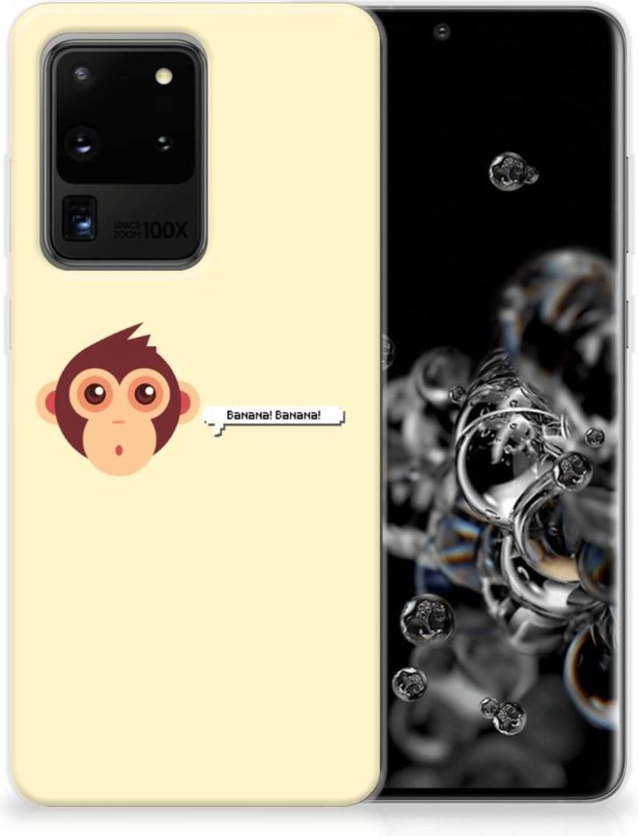 Samsung Galaxy S20 Ultra Telefoonhoesje met Naam Monkey