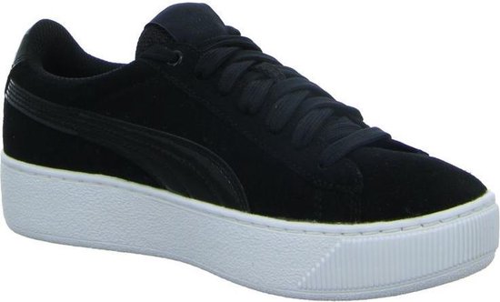 puma vikky black white