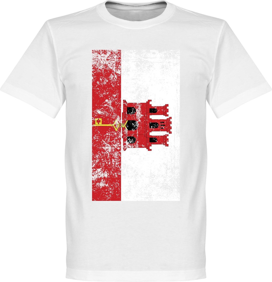 1159x1200.jpg Gibraltar Flag T-Shirt - L - Afbeelding 1