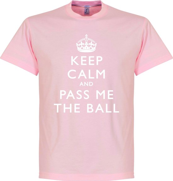 Keep Calm And Pass The Ball T-Shirt - S