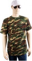 Army camouflage t-shirt korte mouw 3XL