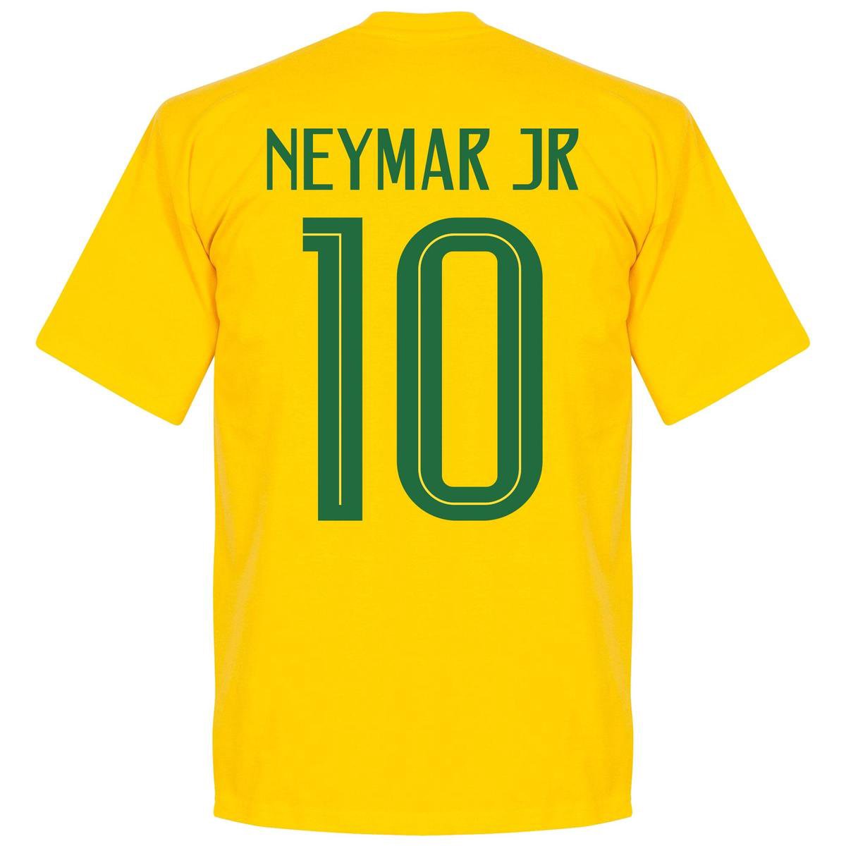 als resultaat negeren Associëren Brazilie Neymar JR 10 Team T-Shirt - Geel - S | bol.com