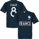 Frankrijk Lemar 8 Team T-Shirt - Navy - M