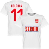 Servië Holarov 11 Team T-Shirt - Wit - M