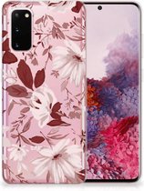 Hoesje maken Geschikt voor Samsung Galaxy S20 Watercolor Flowers