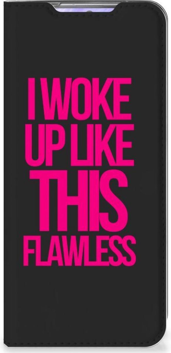 Samsung Galaxy S20 Hoesje met tekst Woke Up - Origineel Cadeau Zelf Maken