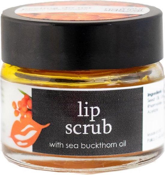 Your Natural Side lip scrub with sea buckthorn oil 20g.