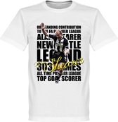 Shearer Legend T-Shirt - Wit  - XXL