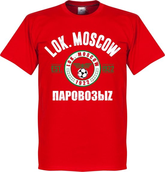 Lokomotiv Moskou Established T-Shirt - Rood - S