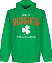Ierland Rugby Hooded Sweater - Groen - S