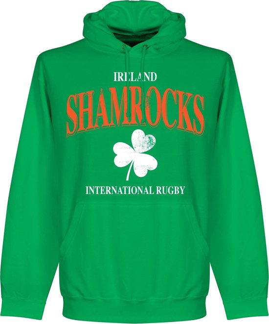 Ierland Rugby Hooded Sweater - Groen - S