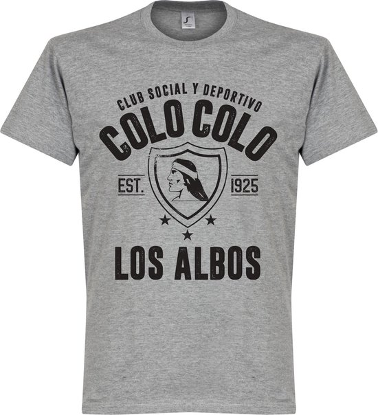 Bol Com Colo Colo Established T Shirt Grijs L