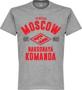 Spartak Moskou Established T-Shirt - Grijs - L