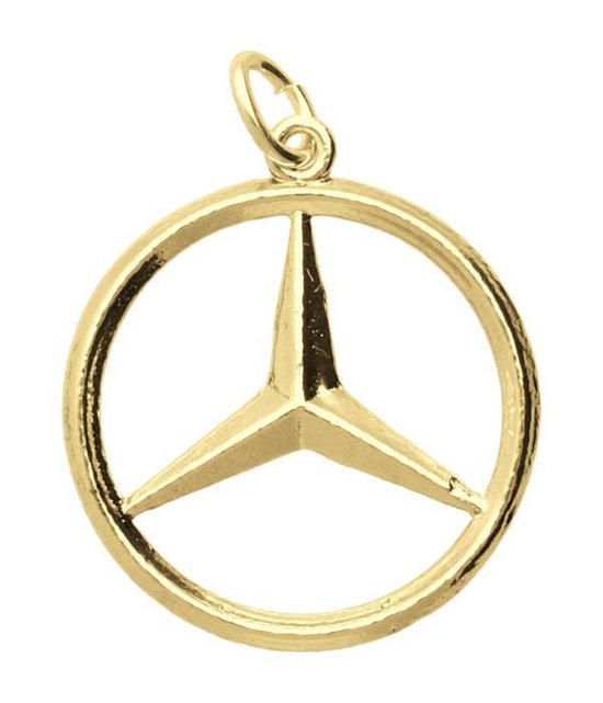 Gouden Mercedes ster groot ketting hanger | bol.com