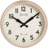 Baytex Wandklok Station Ø 36 cm Beige