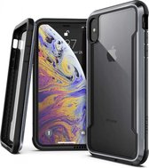 Raptic Shield Apple iPhone XS Max Hoesje Transparant/Zwart