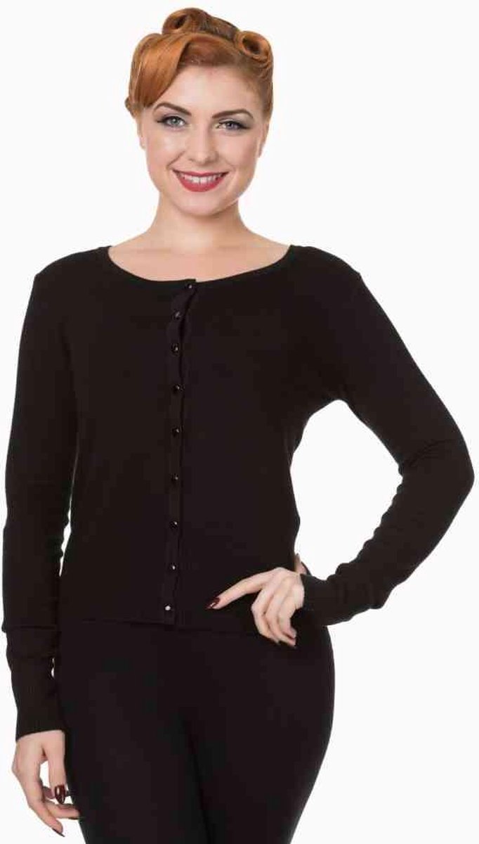 Dancing Days - Getaway Cardigan - XL - Zwart