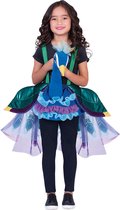 AMSCAN - Op de rug van een pauw kostuum voor kinderen - 98/128 (3-8 jaar)