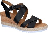 Gabor Comfort sandalen met sleehak zwart - Maat 37.5