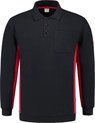 Tricorp Polosweater Bi-Color - Workwear - 302001 - Navy-Rood - maat XL