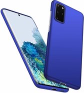 Slim case Samsung Galaxy S20 Plus - blauw + glazen screen protector