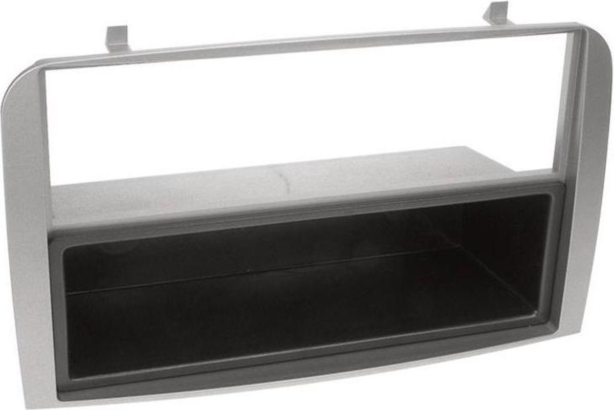 2-DIN paneel Alfa Romeo 147 2005 - 2009 zilver