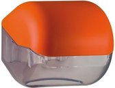 Marplast toiletpapier houder A61900AR – Oranje met transparant – geschikt voor traditionele Rollen toiletpapier